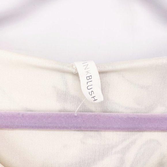 PinkBlush Maternity Floral Short Sleeve Maxi Dress - Picture 3 of 7